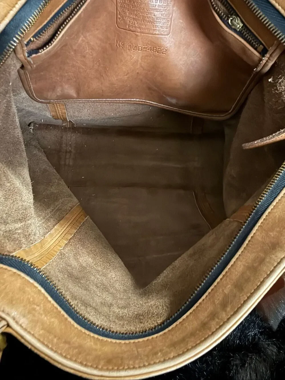 COACH Glove Tanned Cowhide Tote w/hangtag in Brown bag VINTAGE Made in USA